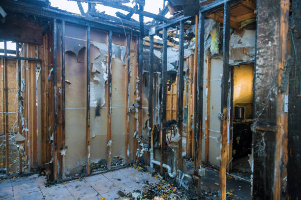 Professional Fire Damage Removal technician working in Nottingham, PA